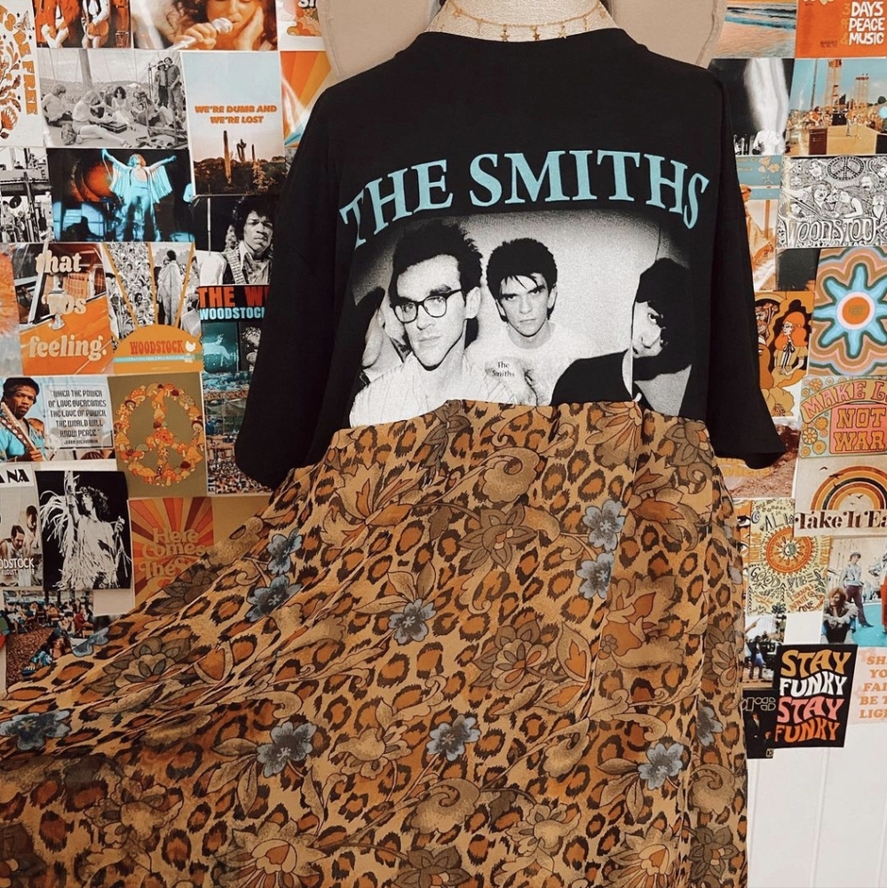 🤎 🌸The Smiths Upcycled Dress - Picture 2 of 5
